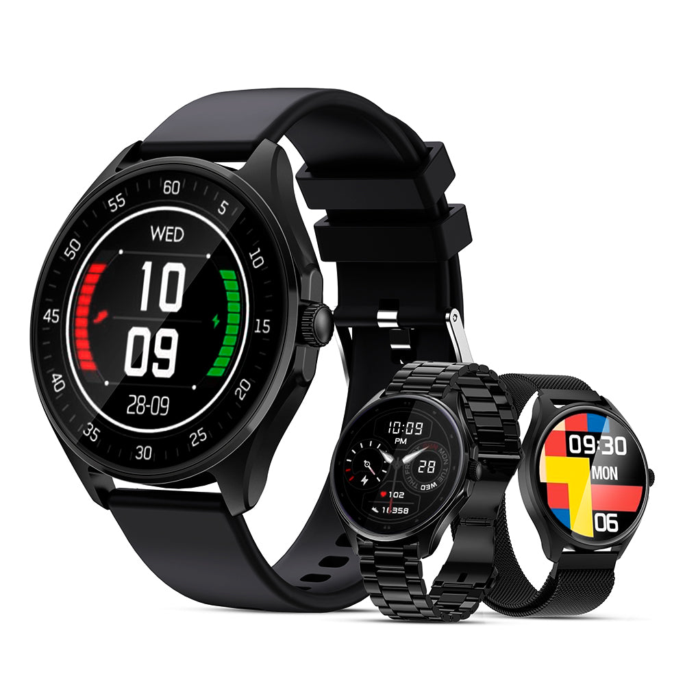 Smartwatch / Vorago / Sw-505, Redondo Ip67 Bt 5.3 Amoled 1.43 Llamadas 3 Extensibles