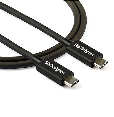 Cable Thunderbolt 3 De 0.8m - 40gbps - Certificado - Activo - Compatible Usb-c - Entrega De Potencia Pd 100w - Dual 4k - Startech.com Mod. Tblt34mm80cm