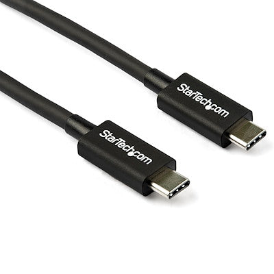 Cable Thunderbolt 3 De 0.8m - 40gbps - Certificado - Activo - Compatible Usb-c - Entrega De Potencia Pd 100w - Dual 4k - Startech.com Mod. Tblt34mm80cm