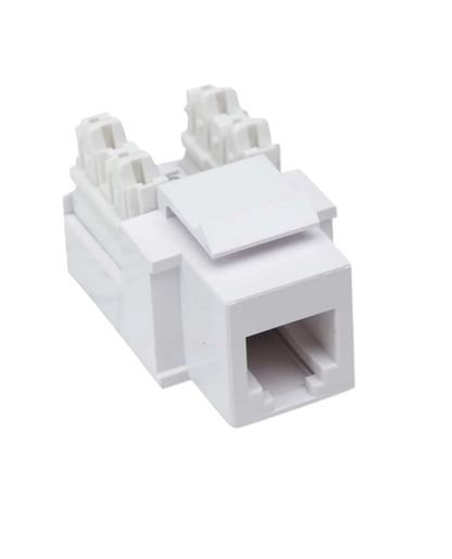 Jack,intellinet,210843, Rj11/rj12 De Impacto Blanco