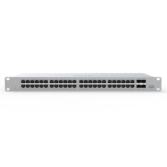 Switch 48 Puertos Cisco Meraki 48 X 10/100/1000base-t Ethernet Rj45 4 X 1g Sfp Uplink (obligatorio Licencia Se Cotiza Por Separado)