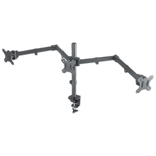 Soporte Monitor,manhattan,461658, P/3 Monitor 13 A 27, Escritorio