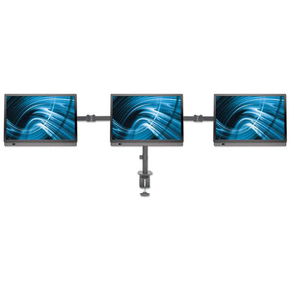 Soporte Monitor,manhattan,461658, P/3 Monitor 13 A 27, Escritorio