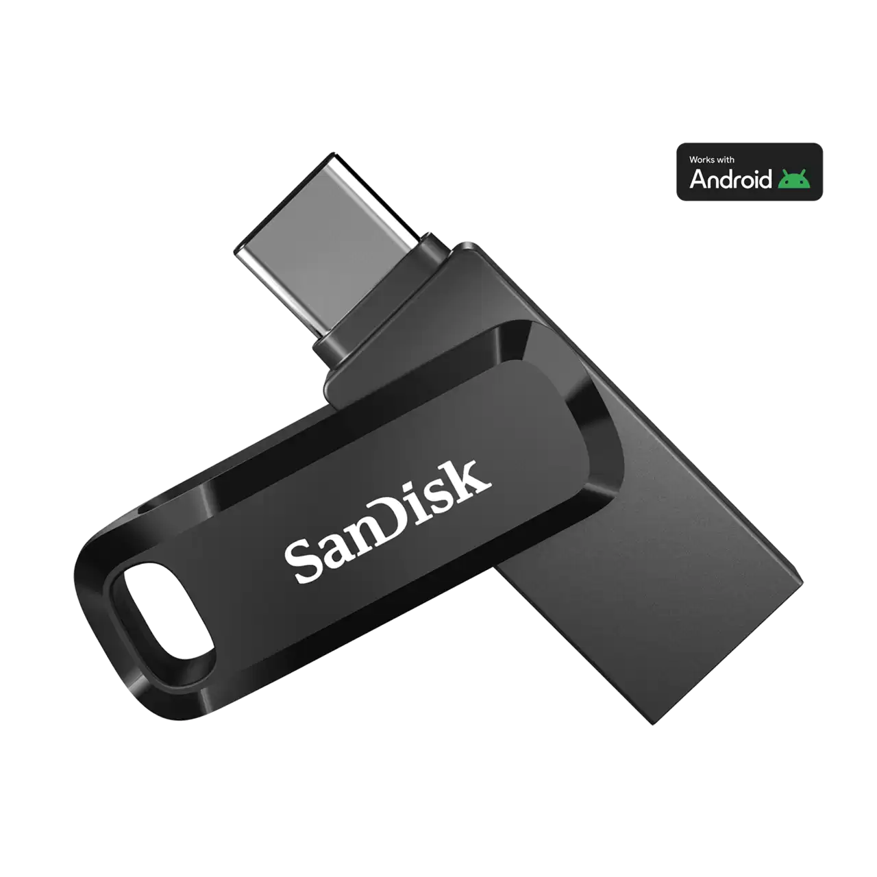 Memoria Sandisk Ultra Dual Drive Go Usb 256gb Tipo-c / Usb 3.1 Velocidad De Lectura 150mb/s Color Negro Sdddc3-256g-g46