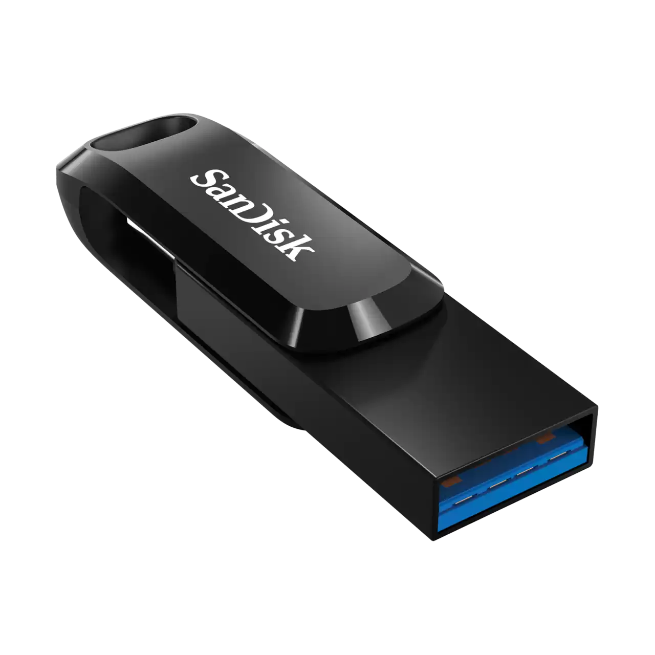 Memoria Sandisk Ultra Dual Drive Go Usb 256gb Tipo-c / Usb 3.1 Velocidad De Lectura 150mb/s Color Negro Sdddc3-256g-g46