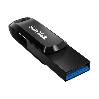 Memoria Sandisk Ultra Dual Drive Go Usb 256gb Tipo-c / Usb 3.1 Velocidad De Lectura 150mb/s Color Negro Sdddc3-256g-g46