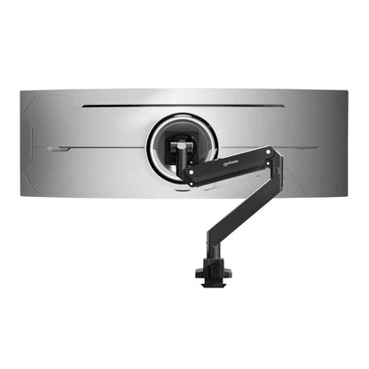 Soportes/manhattan/462594/soporte De Aluminio Con Pistón De Gas Y Puertos Usb Para Un Monitor De 17 A 57