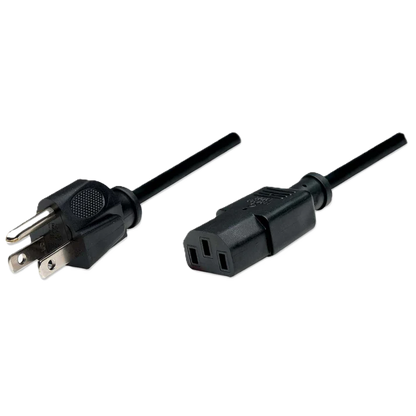 Cable Corriente,manhattan,300179, Cpu/mon-pared 1.8m