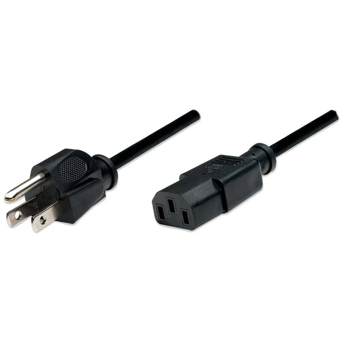Cable Corriente,manhattan,300179, Cpu/mon-pared 1.8m