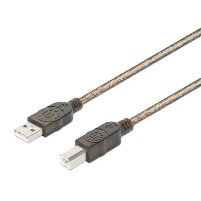 Cable Usb,manhattan,510424, V2.0 A-b 11.0m Activo