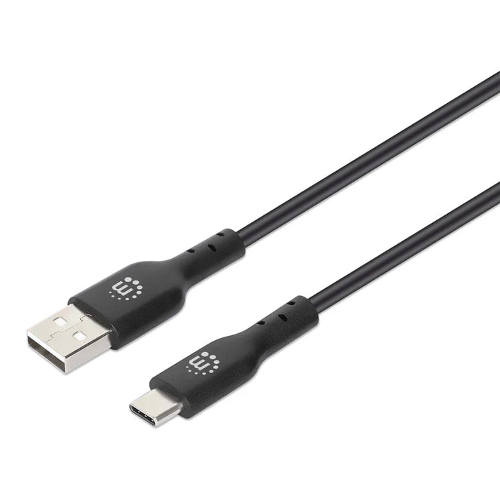 Cable Usb,manhattan,353298,-c V2.0, C-a 1.0m Negro 480mbps
