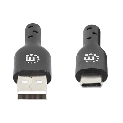Cable Usb,manhattan,353298,-c V2.0, C-a 1.0m Negro 480mbps