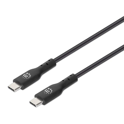 Cable Usb,manhattan,354868,-c V2.0, C-c 0.5m Negro  60w, 480mbps