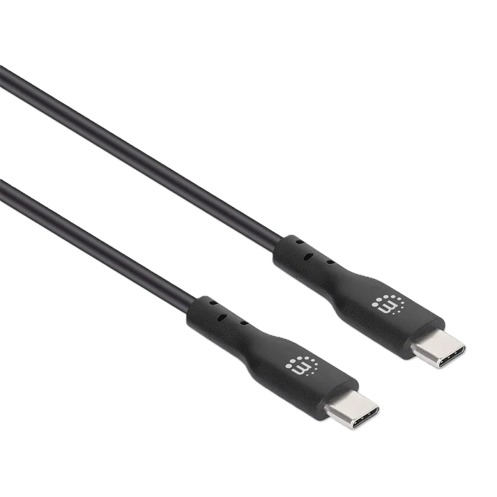 Cable Usb,manhattan,354875,-c V2.0, C-c 2m Negro  60w, 480mb