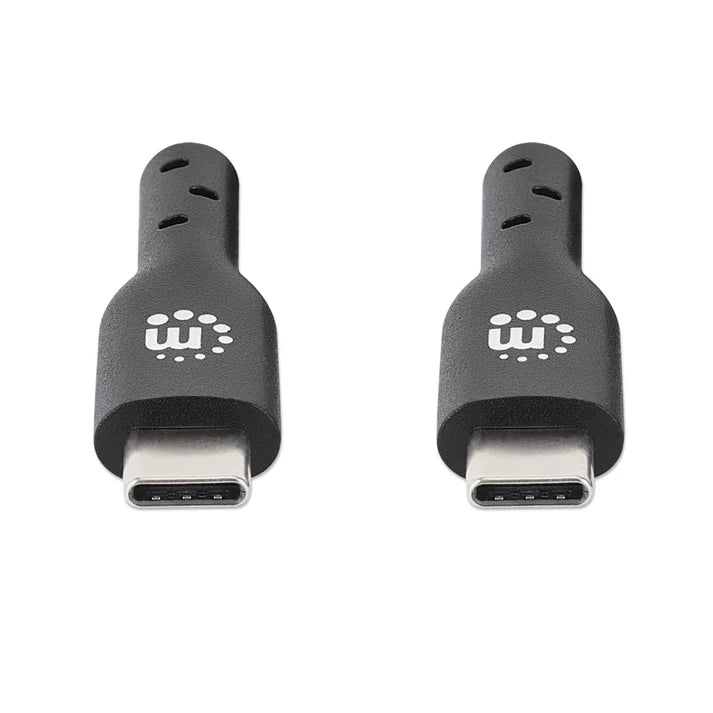 Cable Usb,manhattan,354875,-c V2.0, C-c 2m Negro  60w, 480mb