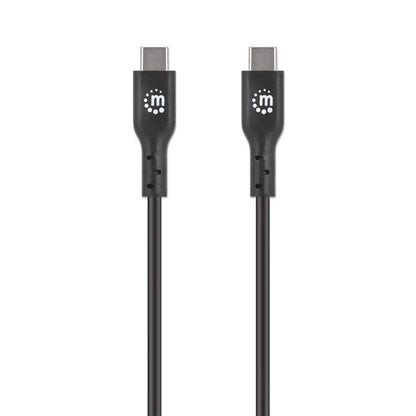 Cable Usb,manhattan,354875,-c V2.0, C-c 2m Negro  60w, 480mb