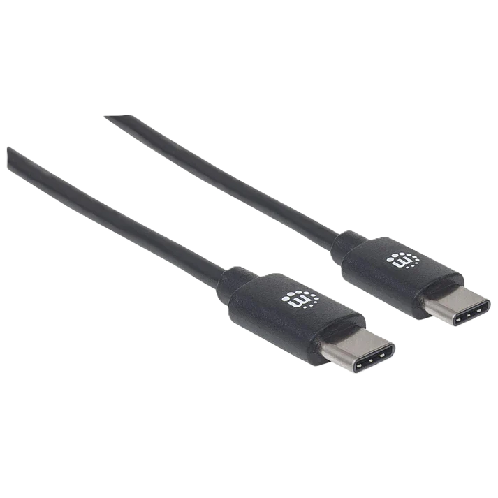 Cable Usb,manhattan,354882,-c V2.0, C-c 3m Negro  60w, 480mb