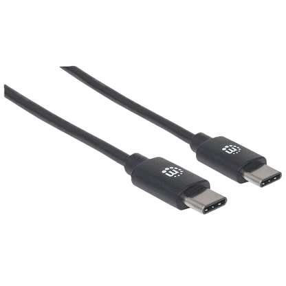 Cable Usb,manhattan,354882,-c V2.0, C-c 3m Negro  60w, 480mb