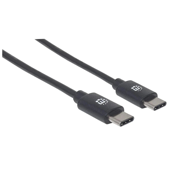 Cable Usb,manhattan,354882,-c V2.0, C-c 3m Negro  60w, 480mb