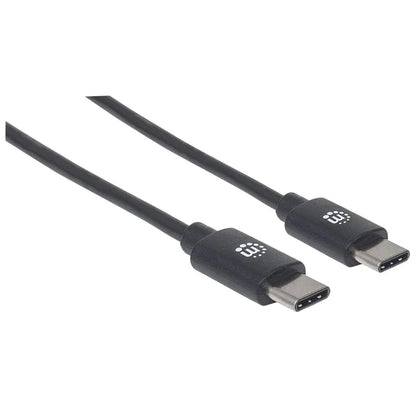 Cable Usb,manhattan,354882,-c V2.0, C-c 3m Negro  60w, 480mb