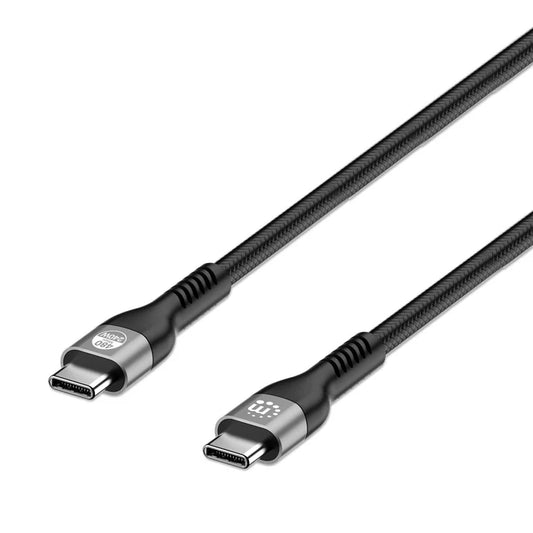 Cable Usb-c,manhattan,356367, 2 M , Usb2.0 240 W / Pd 3.1, Tipo-c Epr (extended Power Range)