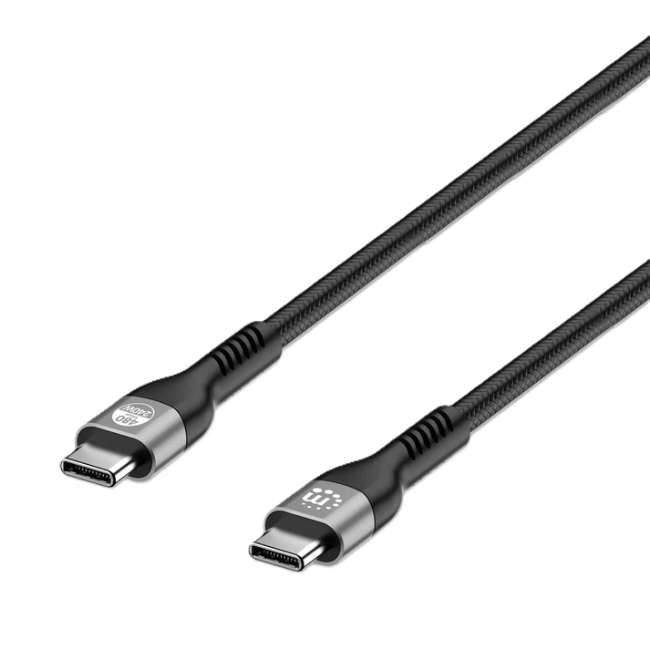 Cable Usb-c , Manhattan,356374, V4 Thunderbolt4, C-c 1.0m 8k 240w Negro