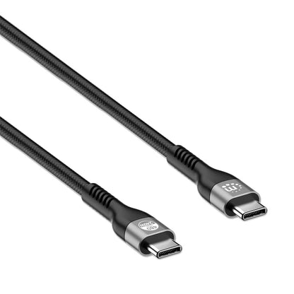 Cable Usb-c,manhattan,356367, 2 M , Usb2.0 240 W / Pd 3.1, Tipo-c Epr (extended Power Range)