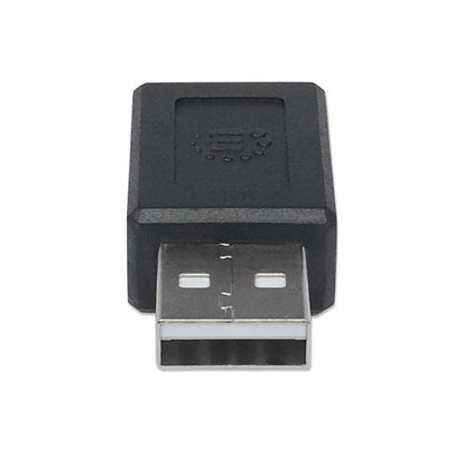 Adaptador,manhattan,354653, Usb-c V2.0, Am-ch Negro