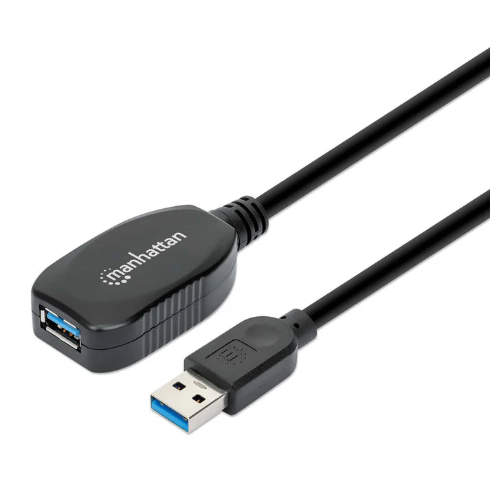 Cable Usb,manhattan,150712, V3.0 Ext. Activa  5m Negro