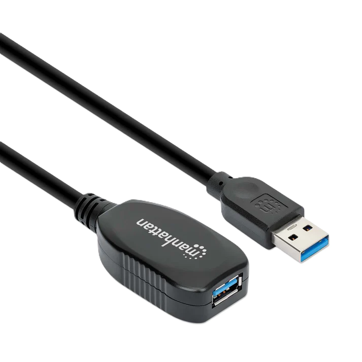 Cable Usb,manhattan,150712, V3.0 Ext. Activa  5m Negro