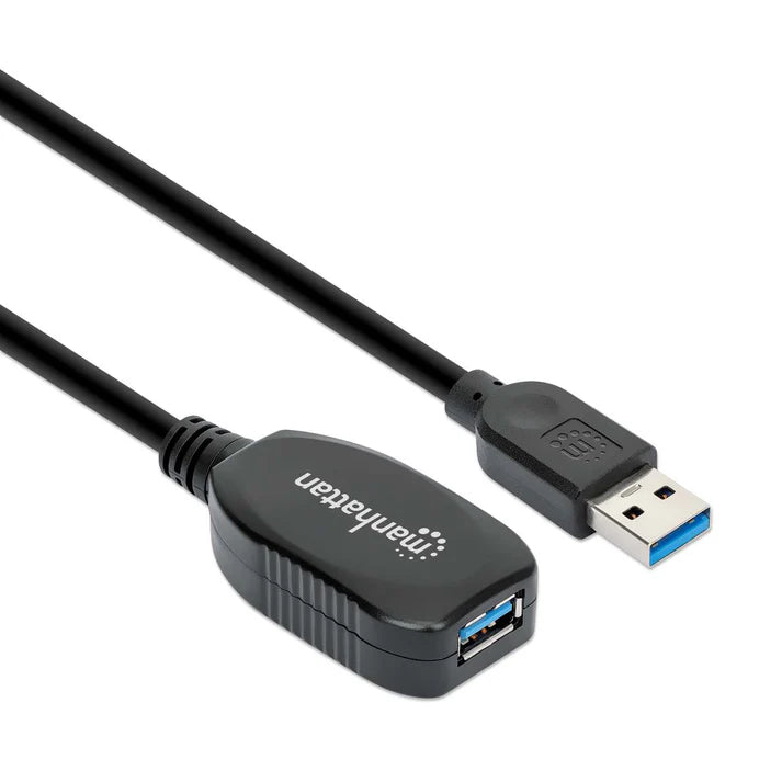 Cable Usb,manhattan,150712, V3.0 Ext. Activa  5m Negro