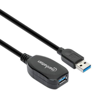 Cable Usb,manhattan,150712, V3.0 Ext. Activa  5m Negro