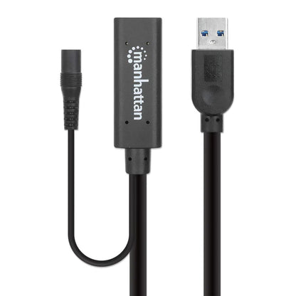 Cable Usb Extension, Manhattan,153768,v3.2 Ext. Activa  15.0m Negro
