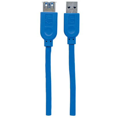 Cable Usb,manhattan,325394, V3.2 Ext. Tipo A  1.0m Azul, 5gbps