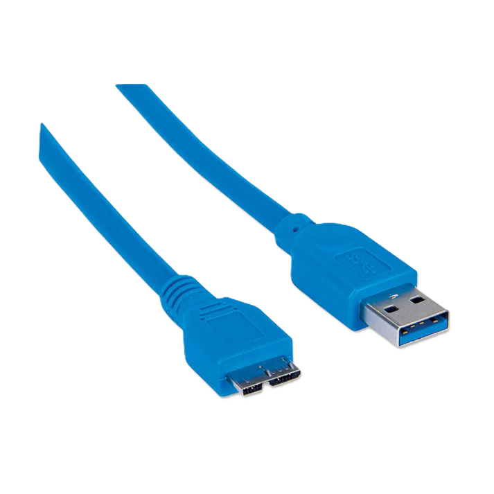 Cable Usb,manhattan,325424, V3.0 A-micro B 2.0m Azul