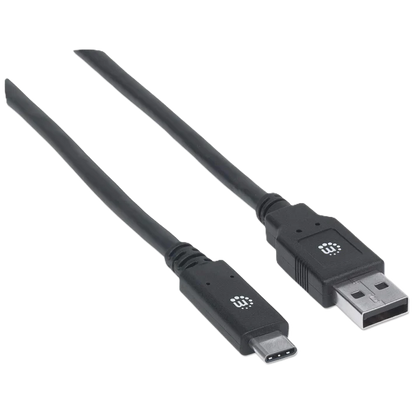 Cable Usb,manhattan,354974,-c V3.1, C-a 2.0m Negro