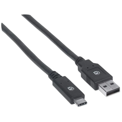 Cable Usb,manhattan,354974,-c V3.1, C-a 2.0m Negro