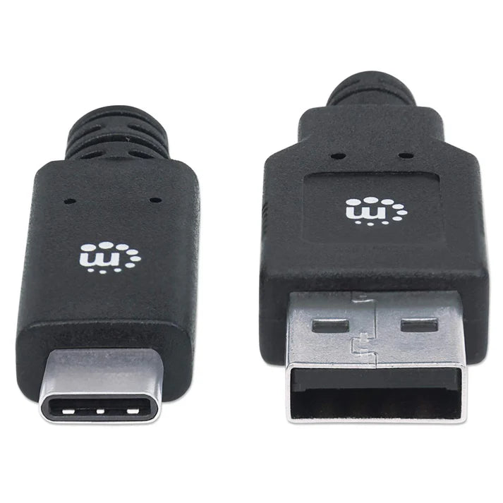 Cable Usb,manhattan,354974,-c V3.1, C-a 2.0m Negro