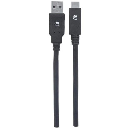 Cable Usb,manhattan,354974,-c V3.1, C-a 2.0m Negro