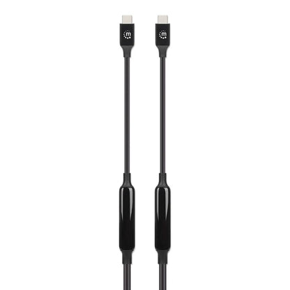 Cable Usb,manhattan, 355964,-c V3.2, C-c  3.0m 10gbps, 60w