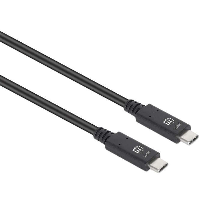 Cable Usb,manhattan,355223,-c V3.1, C-c 1.0m Negro 10gbps 5a