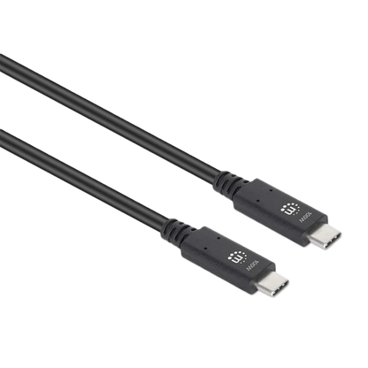 Cable Usb,manhattan,355223,-c V3.1, C-c 1.0m Negro 10gbps 5a