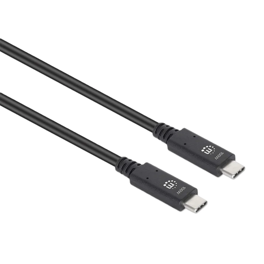 Cable Usb,manhattan,355223,-c V3.1, C-c 1.0m Negro 10gbps 5a