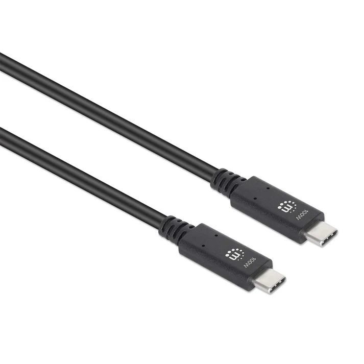 Cable Usb,manhattan,355223,-c V3.1, C-c 1.0m Negro 10gbps 5a
