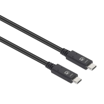 Cable Usb,manhattan,355223,-c V3.1, C-c 1.0m Negro 10gbps 5a