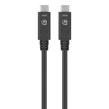 Cable Usb,manhattan,355223,-c V3.1, C-c 1.0m Negro 10gbps 5a