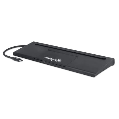 Docking Usb,manhattan,153478,-c 11 Ptos, Hdmi/dp/vga, Usb-c Pd/2xusbv3.2/usbv2.0, Red/audio/sd/micro Sd