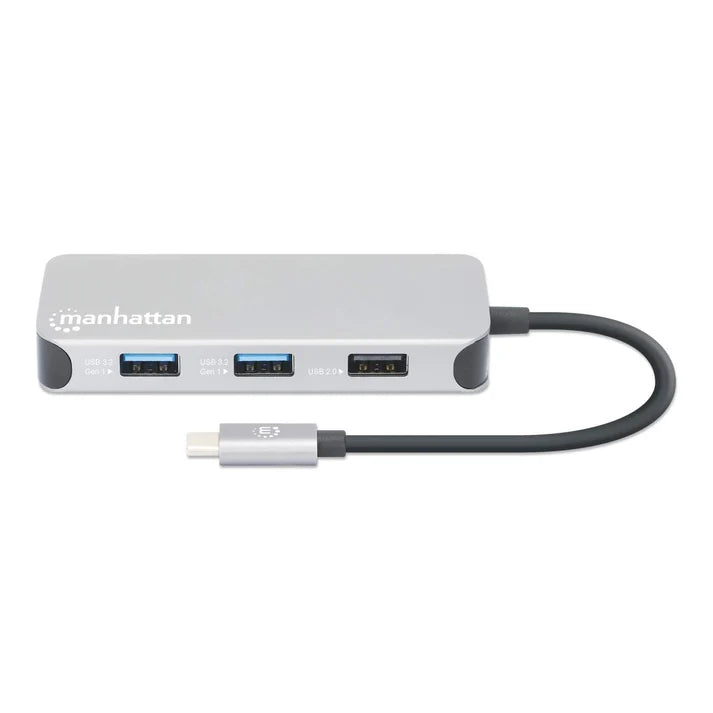 Docking Usb,manhattan,130615,-c  8 Ptos, Hdmi, Usb-c Pd/2xusbv3.2/usbv2.0, Red,sd/micro Sdd