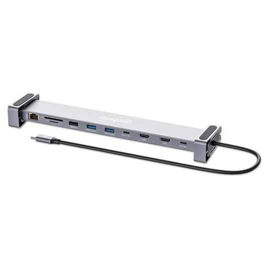 Docking/manhattan/190398/docking Station Usb-c 10 En 1 Con Mst Para Doble Monitor 4k