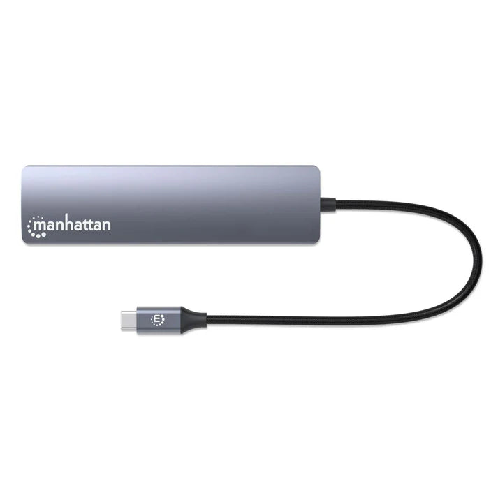 EstaciÓn Docking ,manhattan, 153959 ,usb-c Con Hub, 6 En 1